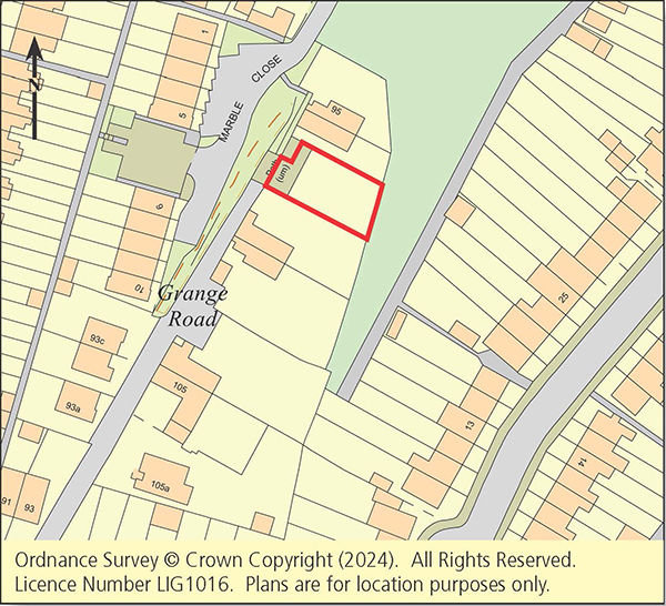 Lot: 38 - LAND WITH PLANNING FOR A DETACHED BUNGALOW -